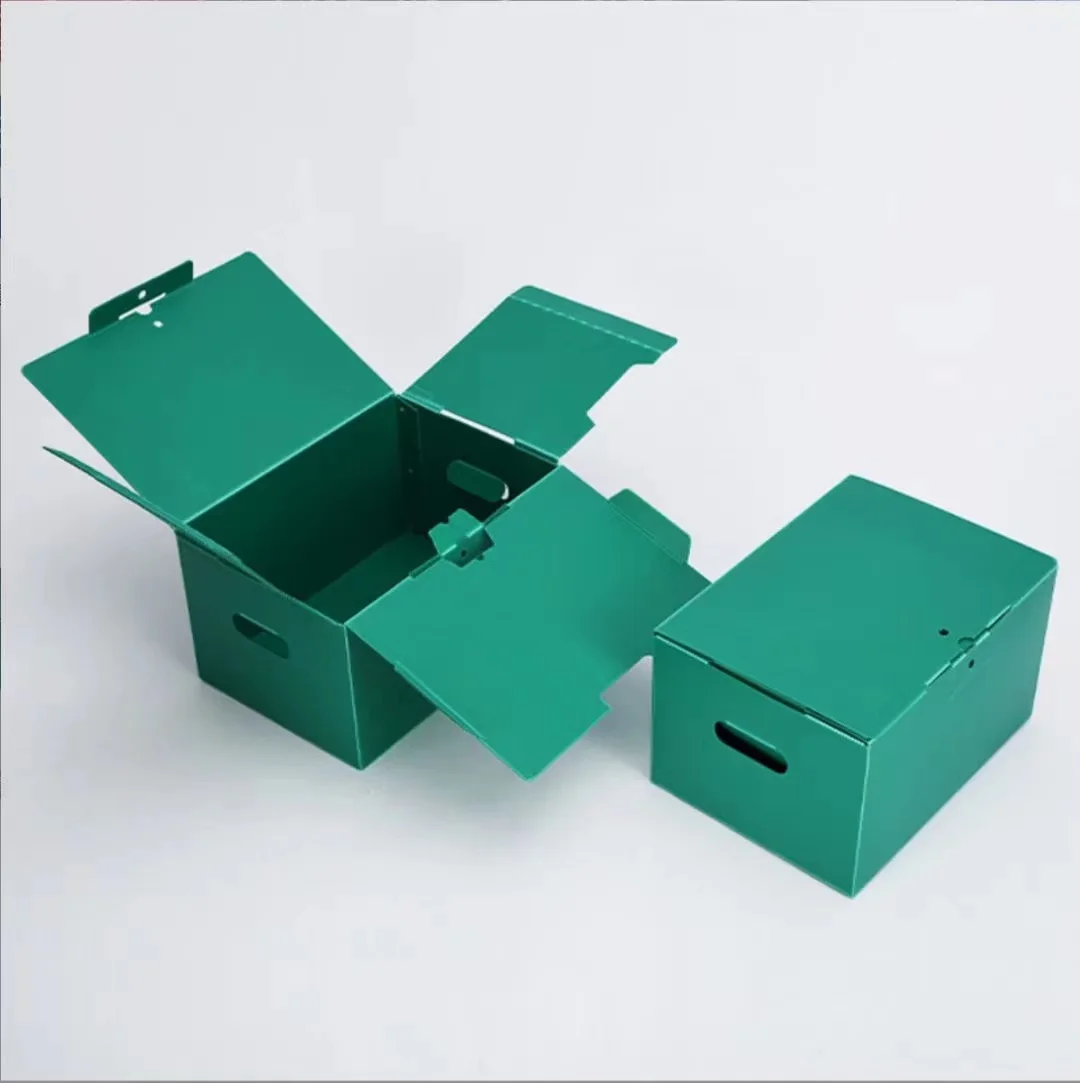 Manufacturer Customized PP Turnover Box Folding Recycling Waterproof Moisture proof Corrugated Box