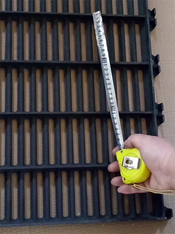 Чугунное поросятое напольное покрытие 600*600 мм из ковкого чугуна