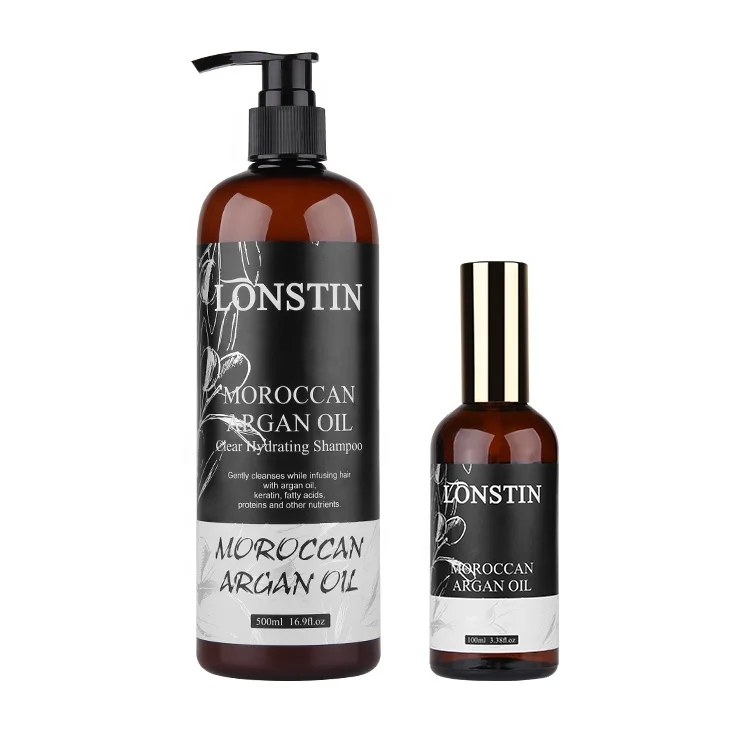 Wholesale Daily Hair Care Products Cruelty-free Moroccan Argan oil shampoo and conditioner for women