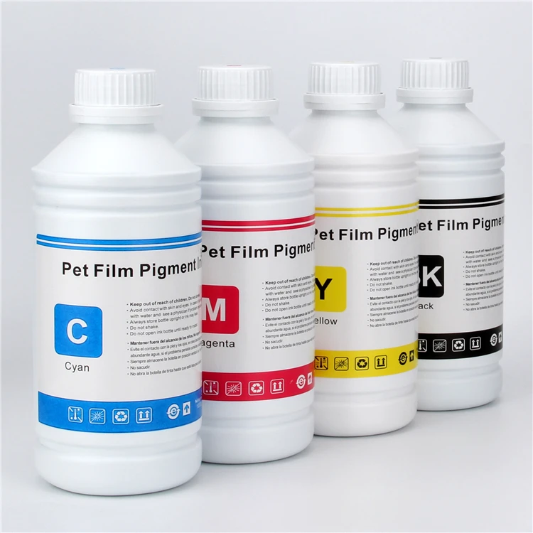 Good Quality Pet Film Water Based Pigment Ink Dtf 6 Color And White Ink Dtf For Epson L1800 1390 3880 Printer