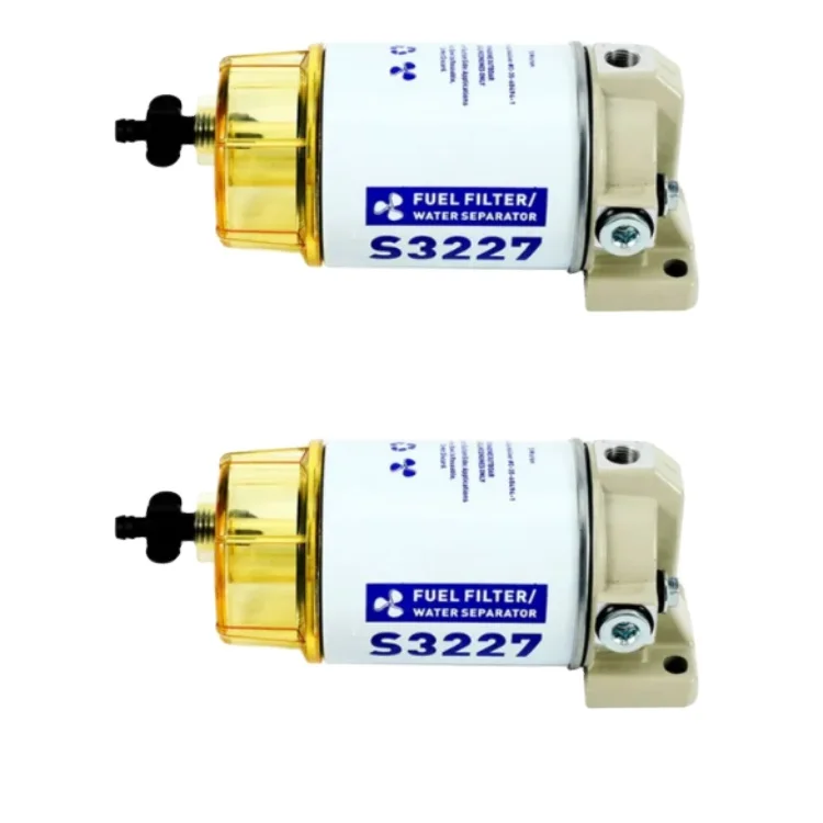 Outboard Marine Diesel Engine Fuel Filter Assembly S3227 With Base Kits And Plastic Cup For Motorcycle