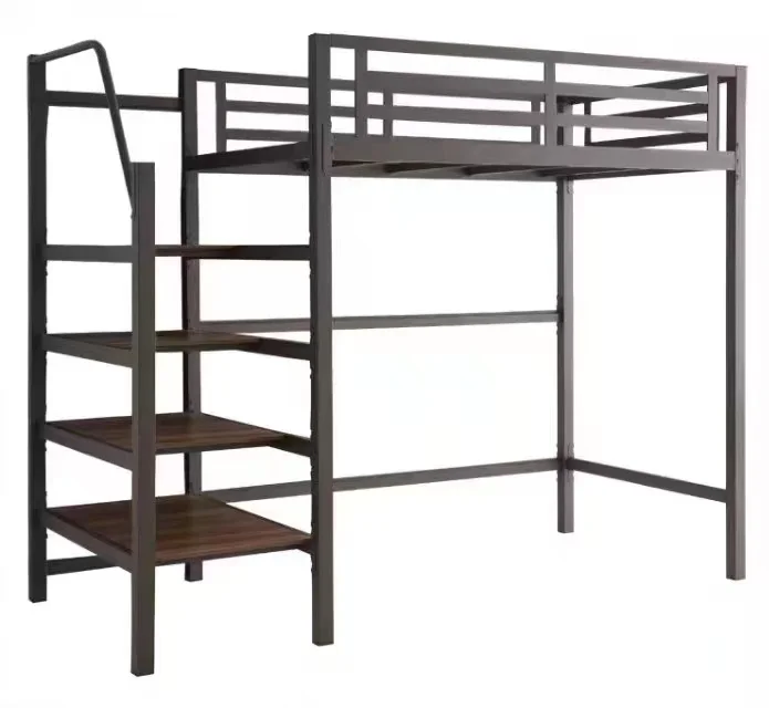 King size single steel bed designs kids double bunk bed