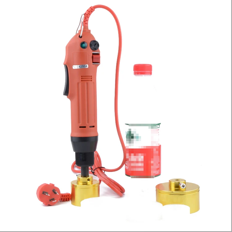 Portable automatic electric bottle capping machine 10-50mm cap screwing machine hand held cap sealing machine