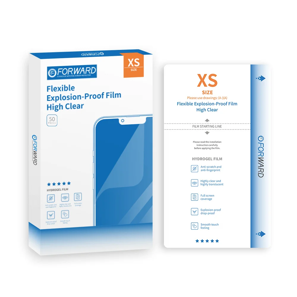 FORWARD XS Size High Clear Screen Protectors Mobile Phone TPU Hydrogel Film Cutter Plotter Use For iphone Samsung Huawei VIVO