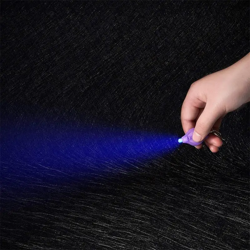 Promotional Gift UV Keychain Mini Torch Cheaper UV Purple 395nm Flash Light for Currency Money Detector