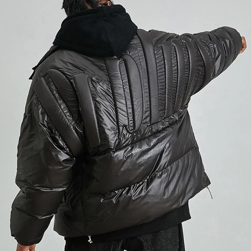 Custom logo oversize high quality winter jeket men down jacket For Men