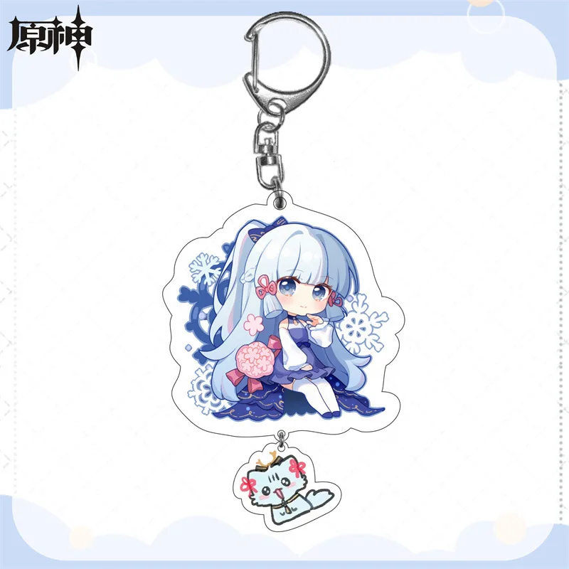 26 Designs Genshin Impact Game Peripheral Student Schoolbag Pendant Acrylic Keychain