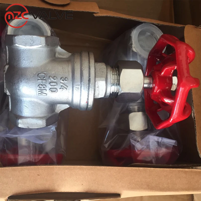 DN50 нержавеющая сталь парозапорная задвижка 200WOG