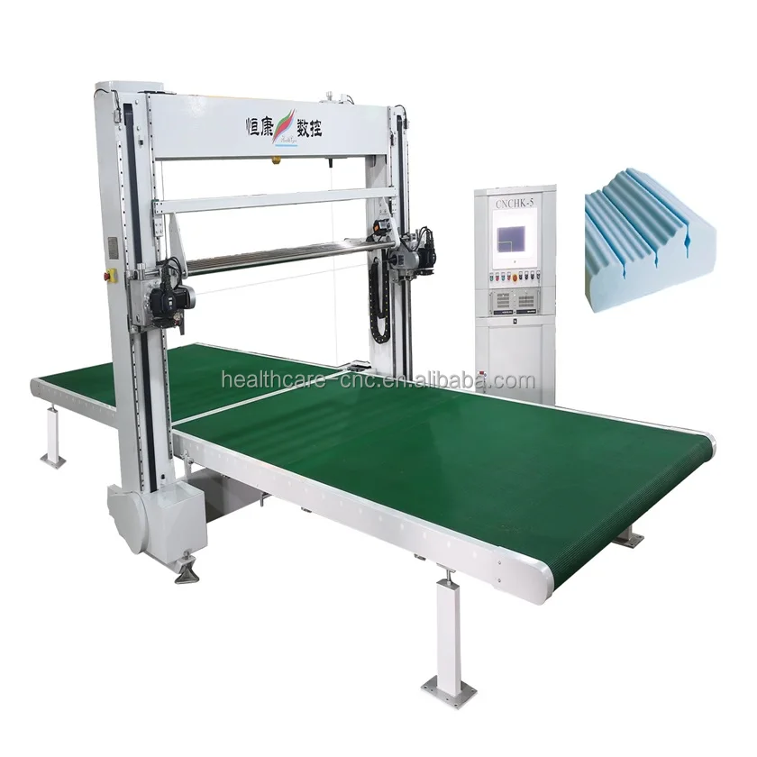HK-5 oscillating foam cutting machine with vertical and horizontal blade
