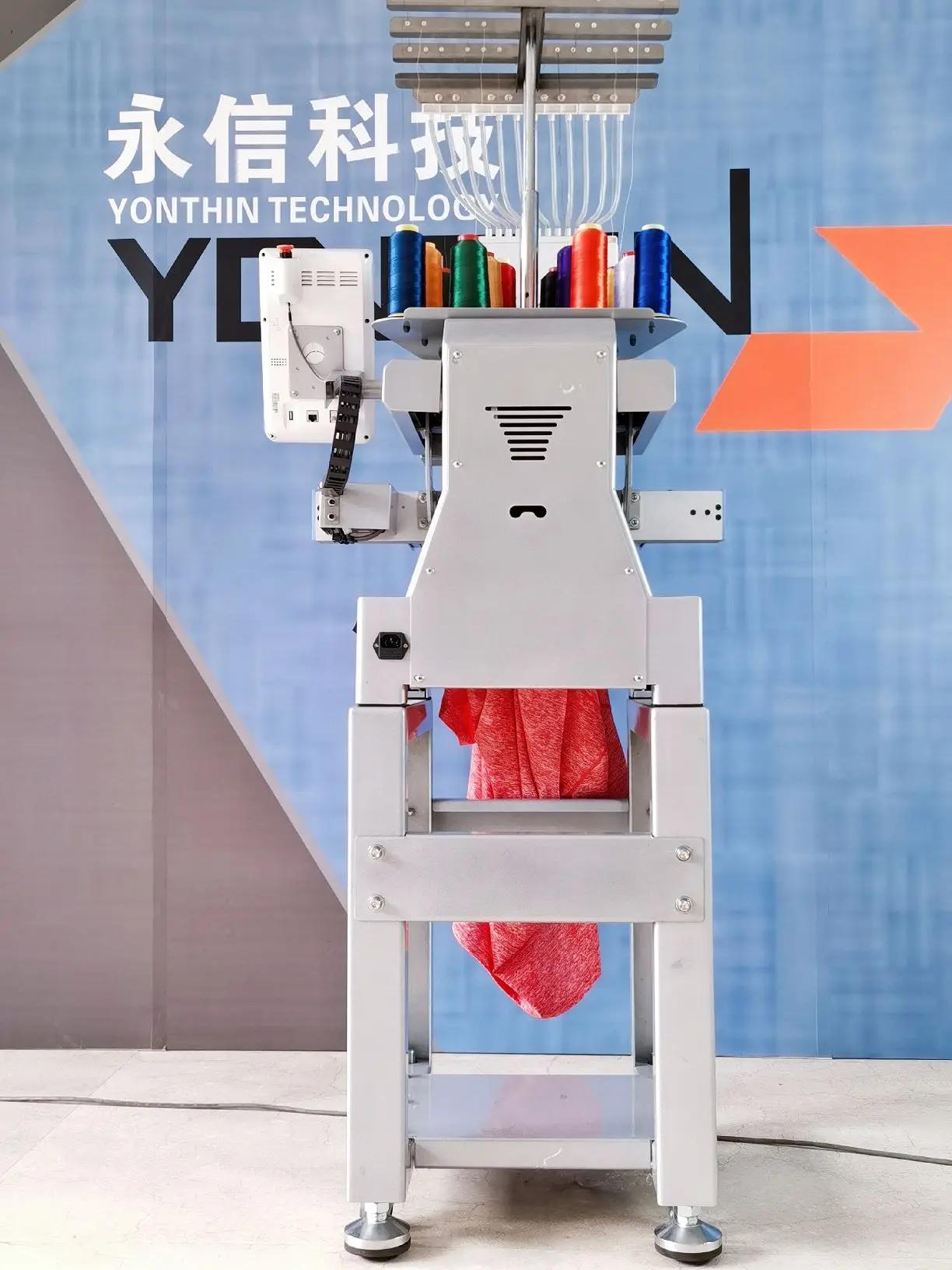  Yonthin 12/15 иглы с одной головкой швейная компьютеризированная машина для вышивки цены на