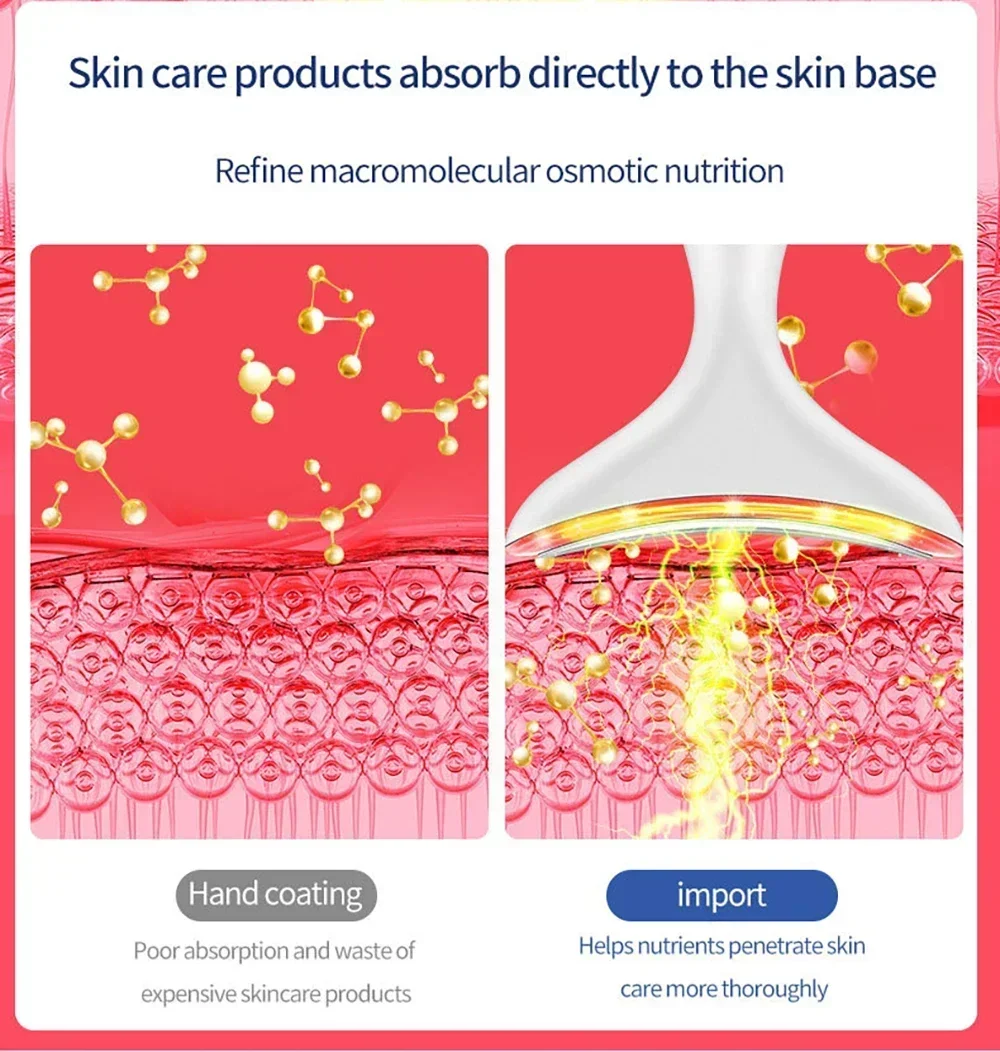 Neck Face Beauty Device LED Photon Therapy Skin Tighten Reduce Double Chin Anti Wrinkle Neck Lifting Skin Care Massage Tools