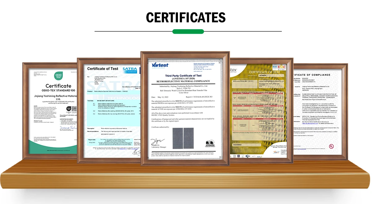 Chinese wholesale Flou-Yellow silver  Fire Flame Retardant Reflective Tape 5cm width for fireflighter safety workwear