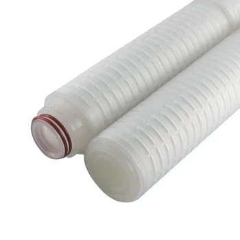 Water treatment element 10 inch 0.22~1 micron PP microporous pleated filter cartridge