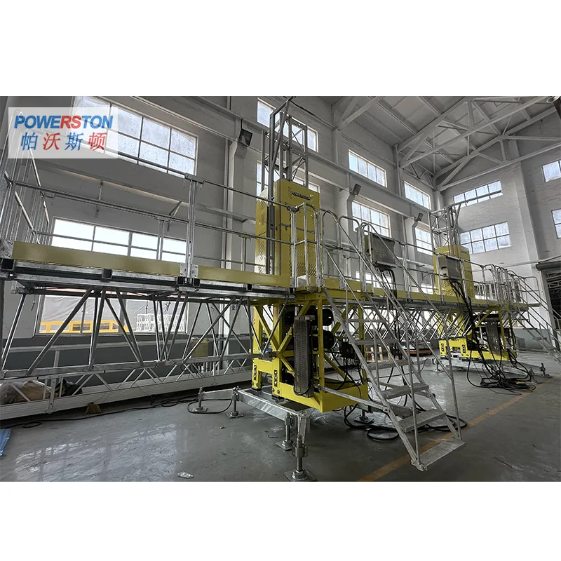 Mast Climbing Equipment Electric Lift Scaffolding Aerial Construction Mast Climbing Work Platform