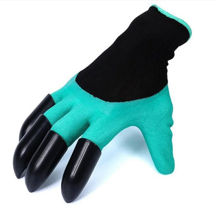 Competitive Price Custom Color Smooth Flower Household Garden Gloves with Claw