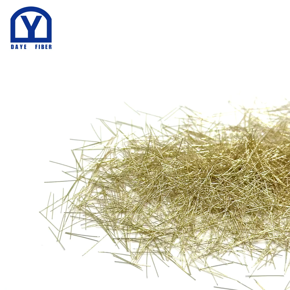 Made In China Round Wire Beton Iron Steel Fibers ECC For Facade Curtain Walls Copper Coated Steel Fiber UHPC