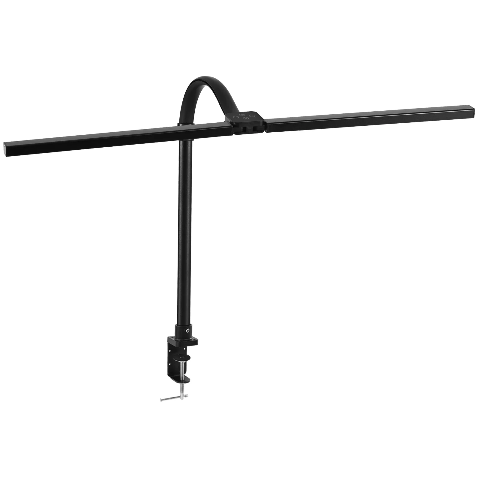 24w Led Dimmable Wide Office Light Large Bright Auto Dimming Smart Led Folding Desk Lamp With Clip