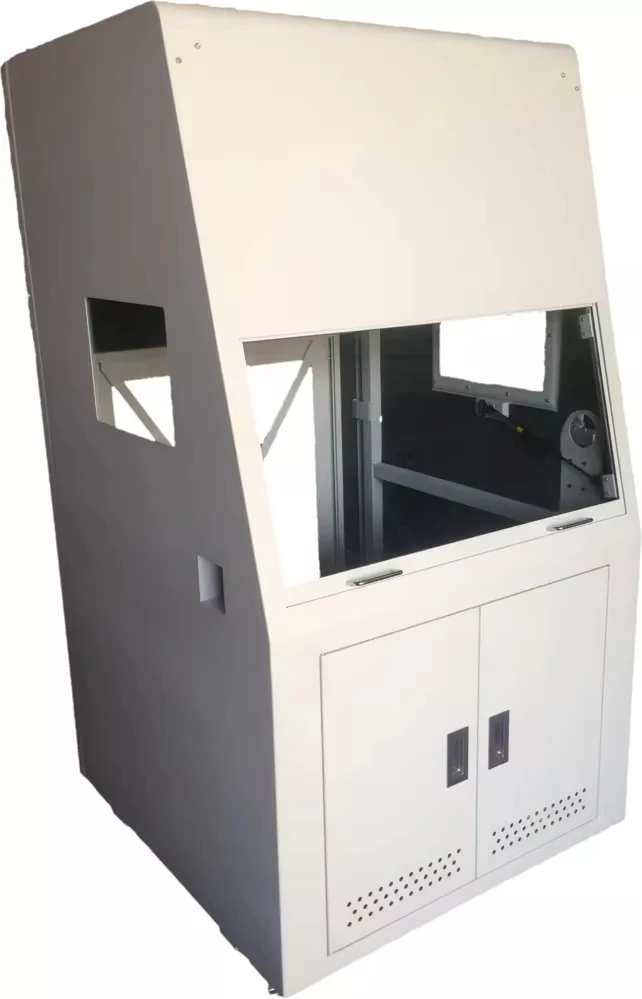 Алюминиевая нержавеющая сталь открытый компьютерный корпус Cnc лазерная резка