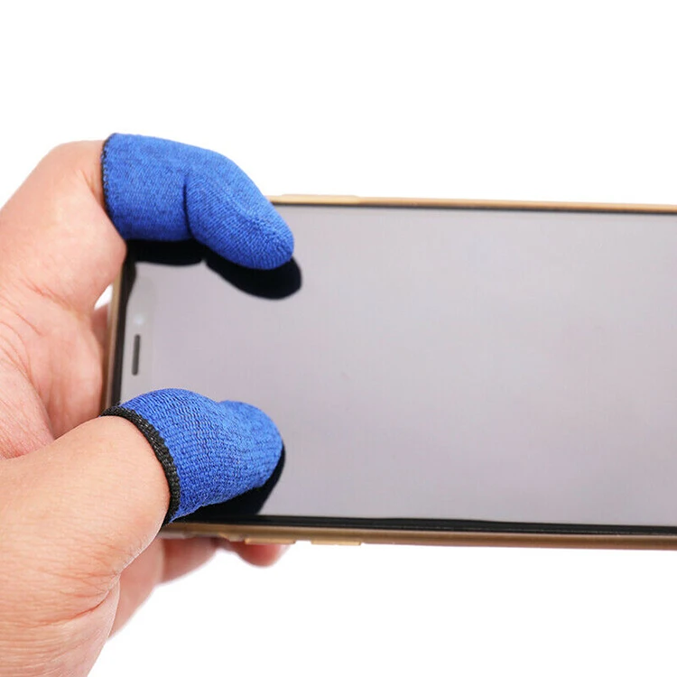 Fashion Breathable Mobile Game Controller Finger Sleeve Finger Anti-Sweat Touch for PUBG