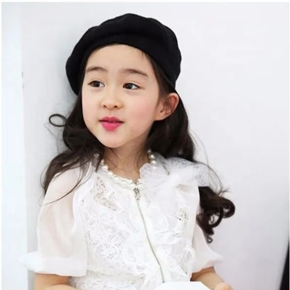 cheap cotton berry girls wool ladies fedora floppy boina beret hat for girls