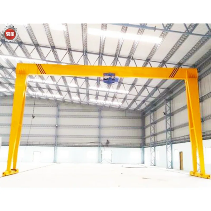 20 ton a frame crane outdoor steel pipe handling single beam gantry crane Electric hoist
