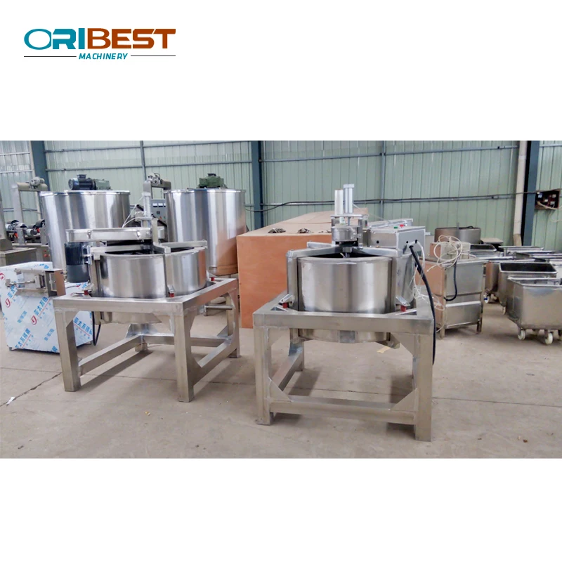 High capacity deoiling machine small / automatic fry food deoiler machine