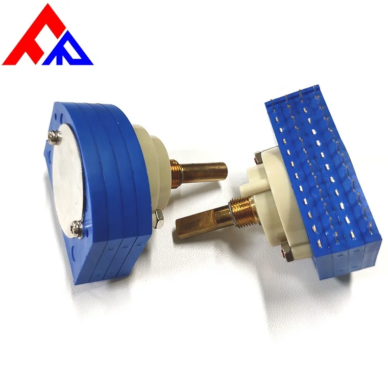 Professional manufacturer customized 44mm 2-pole 4 5 6 7 8 9 10 11 12-position rotary switch