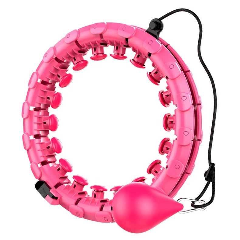 24 Knots Detachable Smart Weight Hula Ring Sport Hoop for Adults