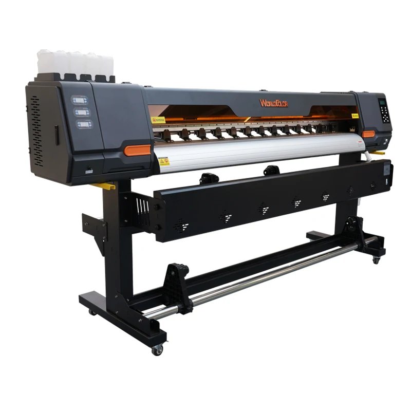 Industrial 6 feet photo printing machine printer 1.8m eco solvent printer f1080 i3200 for vinyl pp sticker banner