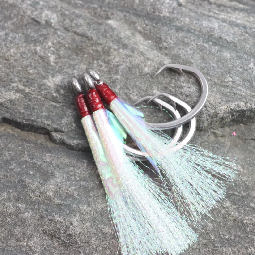 In stock 6/0 7/0 8/0 9/0 Stainless steel Circle Hook Fishing Hooks Flasher Snapper Fishing Rig Hook