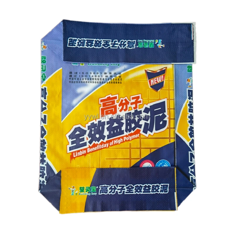 PP Block bottom valve Cement Woven Bag Gravure Printing Offset Printing Grey Board BRC PP Woven Cement Bag Bag Spout Top