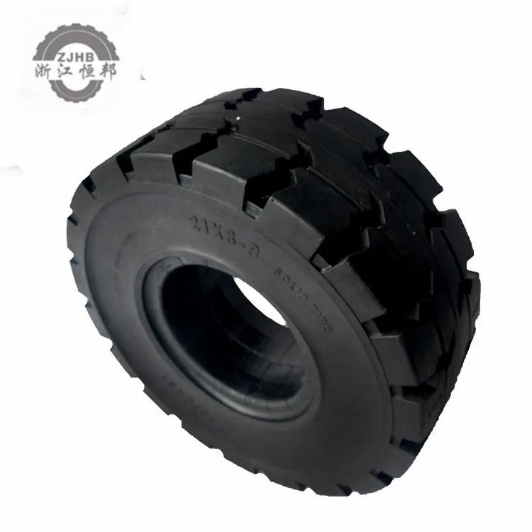 Clip type forklift solid tyre 21x8-9 for Linde