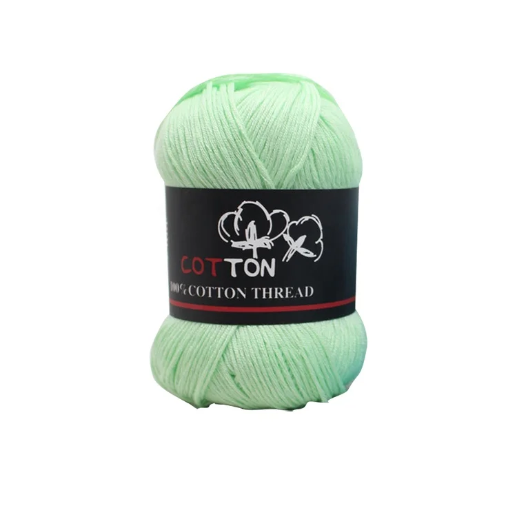 
Factory Hot Sale Soft Knitting 100% Cotton Twisted Yarn For Hand Crochet 