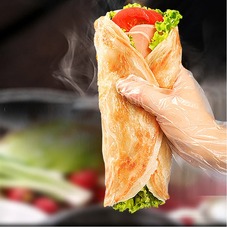 Automatic Crispy Multi Layered Bread Making Machine Paratha Line 3000-6000 PCS Per Hour