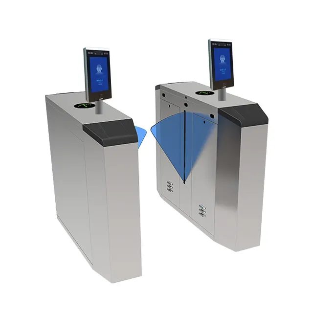 Automatic Flap Barrier NFC Access Control Turnstile Gate with High Speed Passage