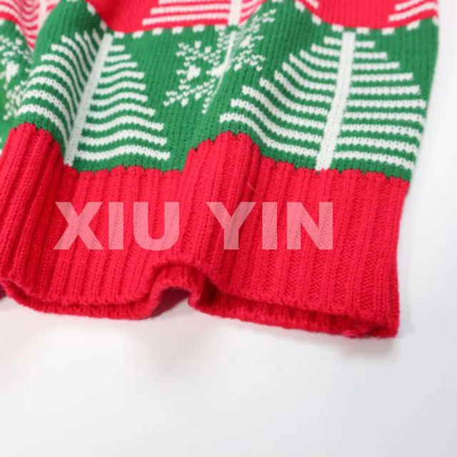 2021 ugly Christmas knit  sweater Christmas Tree pattern classical cardigan winter thick sweater Christmas gift