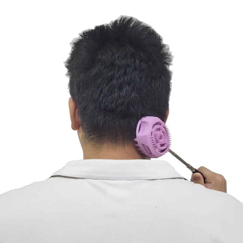 2023 Newest Expandable Soft Silicone Baby Bath Brushes Scrubbers Scalp Massager Shampoo Brush