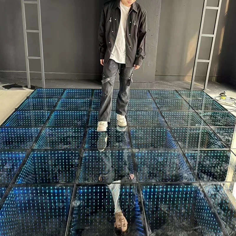 3D Водонепроницаемая светодиодная зеркальная бездна