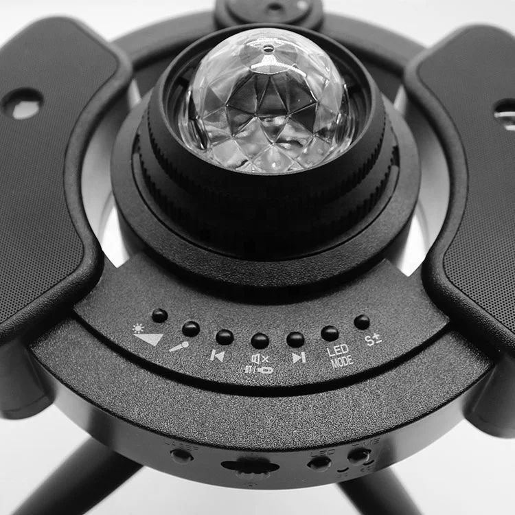 2021 new starry sky night light projector UFO 4 effect in 1 led laser music moon nebula starry light projector for kids