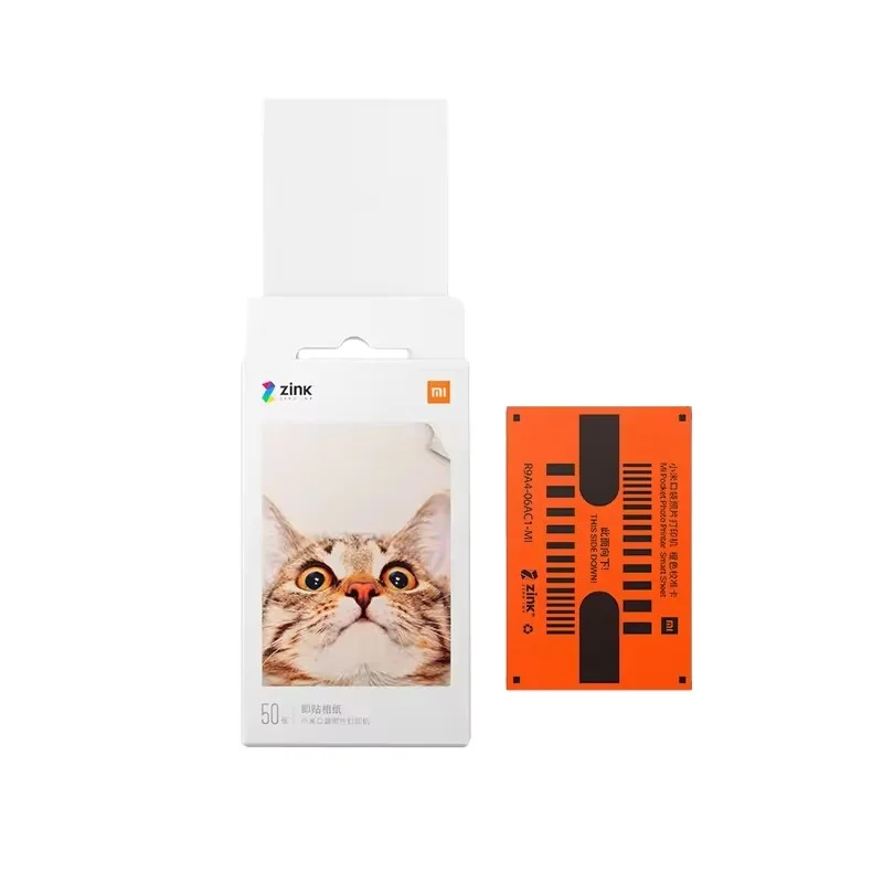 Original for Xiaomi pocket photo printer instant photo paper 3 inch portable special color photo paper