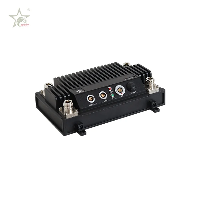 rainproof long range ethernet  radio uav Repeater MIMO IP MESH for airport security equipment