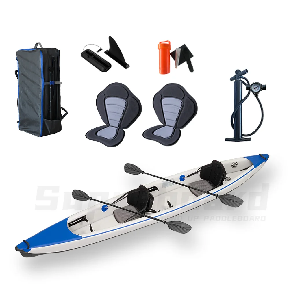 2021 hot selling kayak inflatable Kayak Factory one person single new fishing kayak boat for water sports