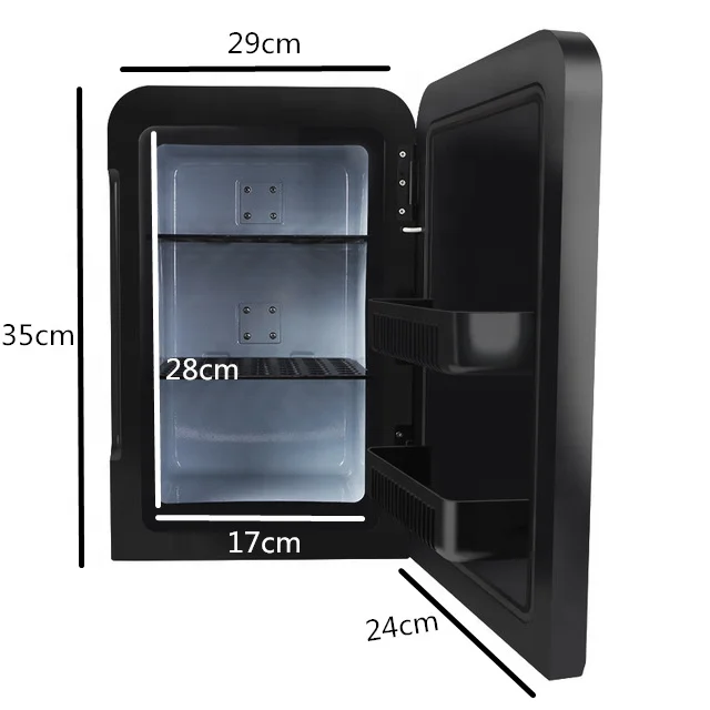 Hotel Mini Bar Fridge Makeup Refrigerator Small Mini Fridge with Mirror
