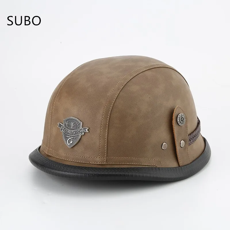SUBO German Design Fashion Motorcycle Helmets Quality ABS Bike Comfortable Ride 9 Colors Optional Open Face ECE Certified Helmet