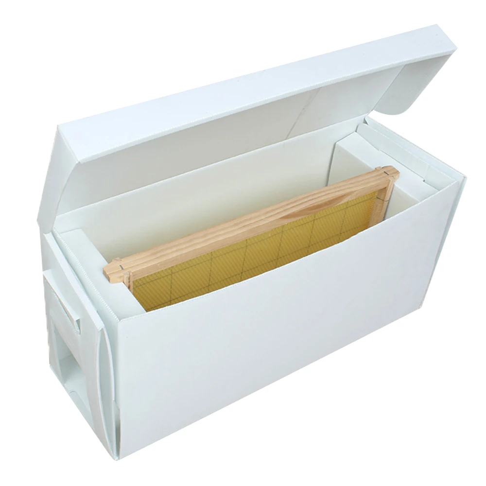 Polypropylene cardboard bee box 5 frames plastic nuc box suitable for dadant frame