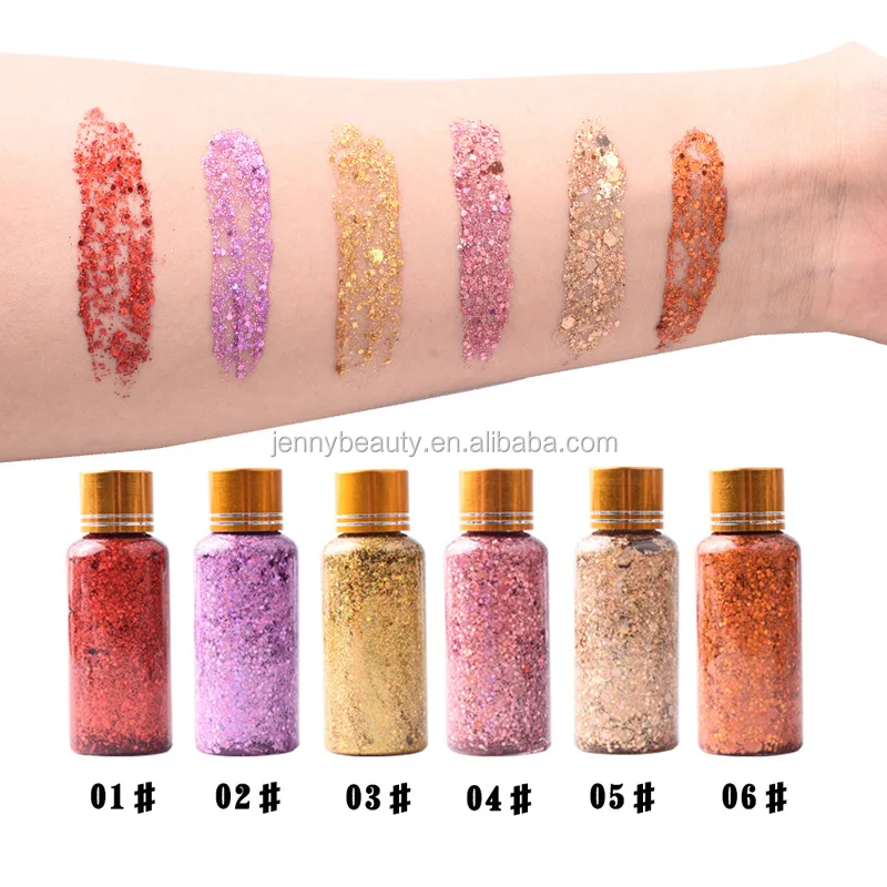
Halloween makeup products 12 color glitter body gel laser sequin multifunction eyeshadow for eyes makeup 
