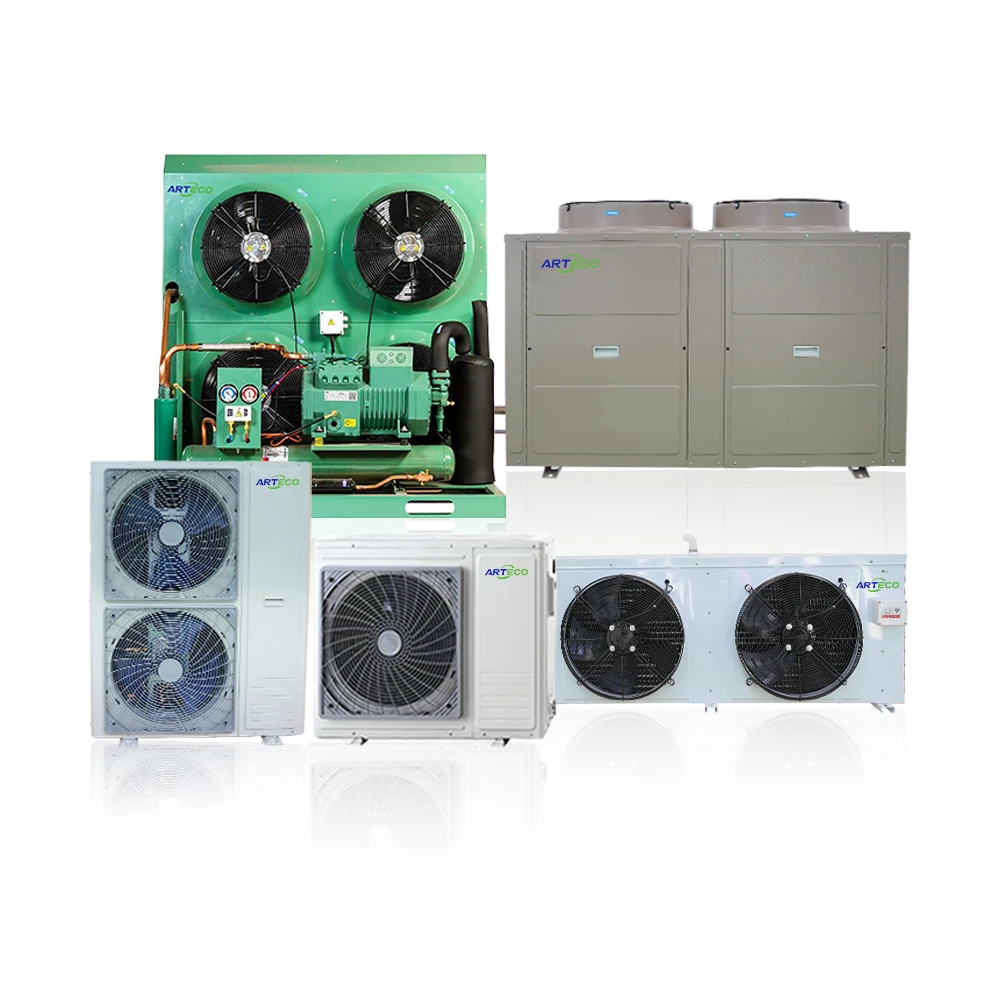 4FES-5Y Reciprocating Compressor Bitzer Refrigeration Condensing Unit 5 HP 3.5KW -10℃