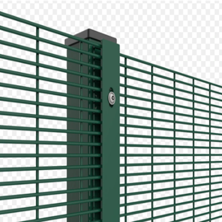 Galvanized PVC Coated Airport Fence Anti Climb Security Steel Wire Mesh Fence 358 Metal Panels Fence