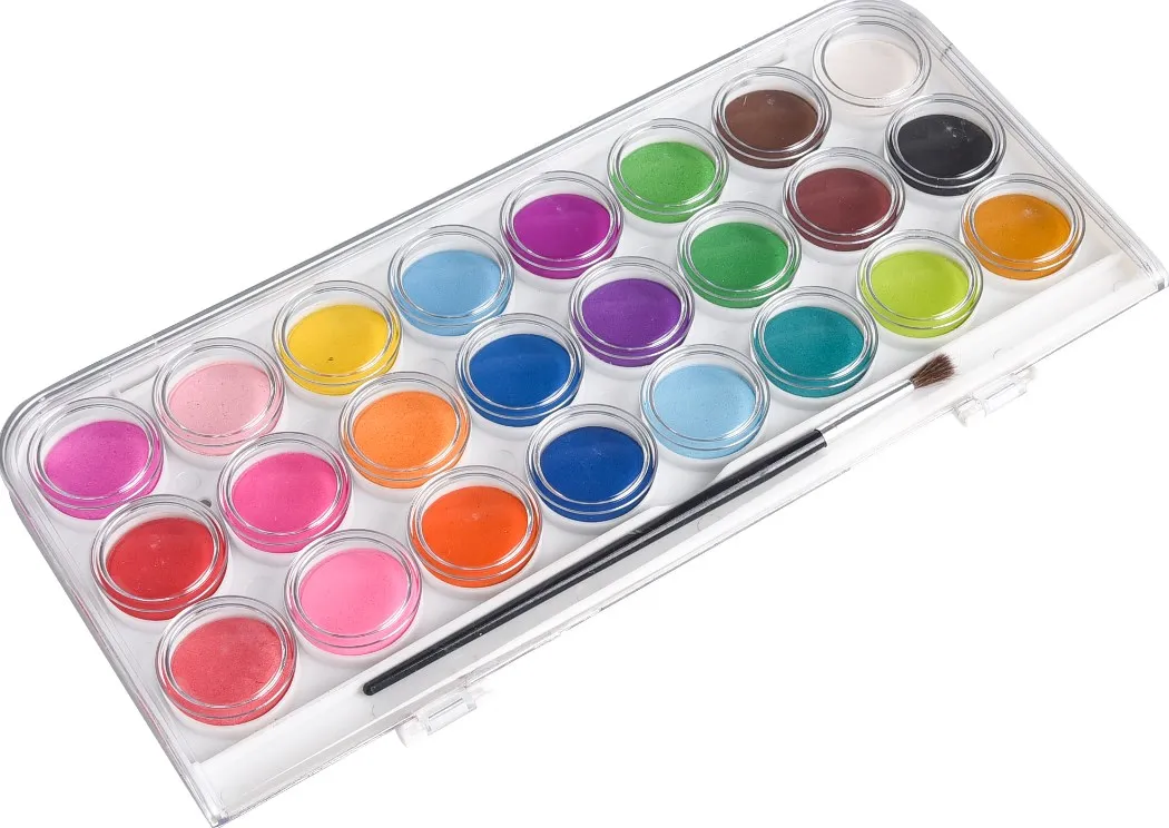 New 12 Colors Art Solid Watercolor Paint Water Color Paint Set For Painting
