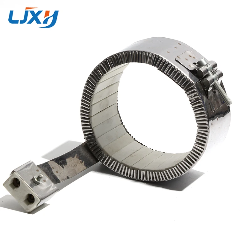 LJXH 1pc Ceramic Mica Extruder Band Heaters 110V/220V/380V Round Heating Element 1500W/1800W/2300W/3500W for Lab Equipment